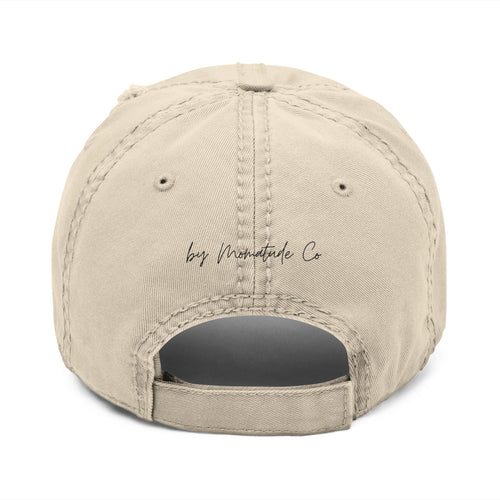 Distressed Embroidered 'The Motherhood Project' Dad Hat