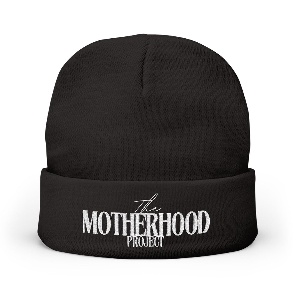 The Motherhood Project Embroidered Knit Beanie — Cozy Mom Gift