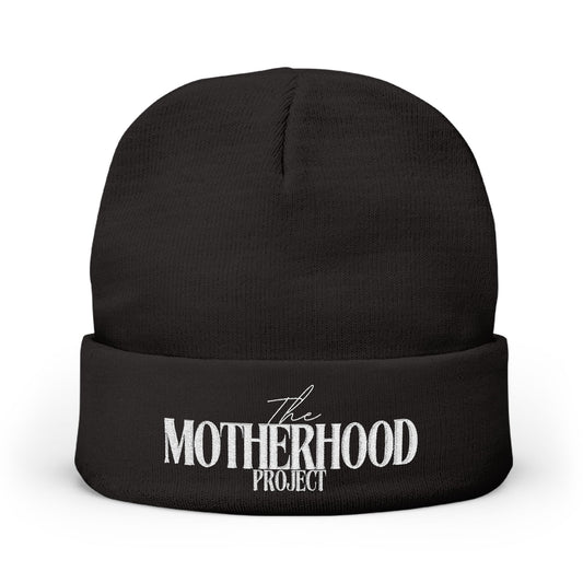 The Motherhood Project Embroidered Knit Beanie — Cozy Mom Gift