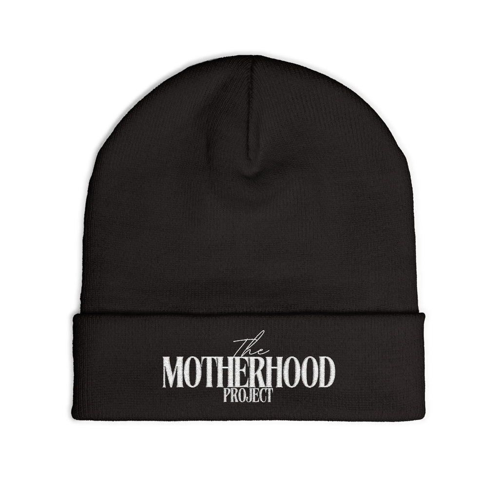 The Motherhood Project Embroidered Knit Beanie — Cozy Mom Gift