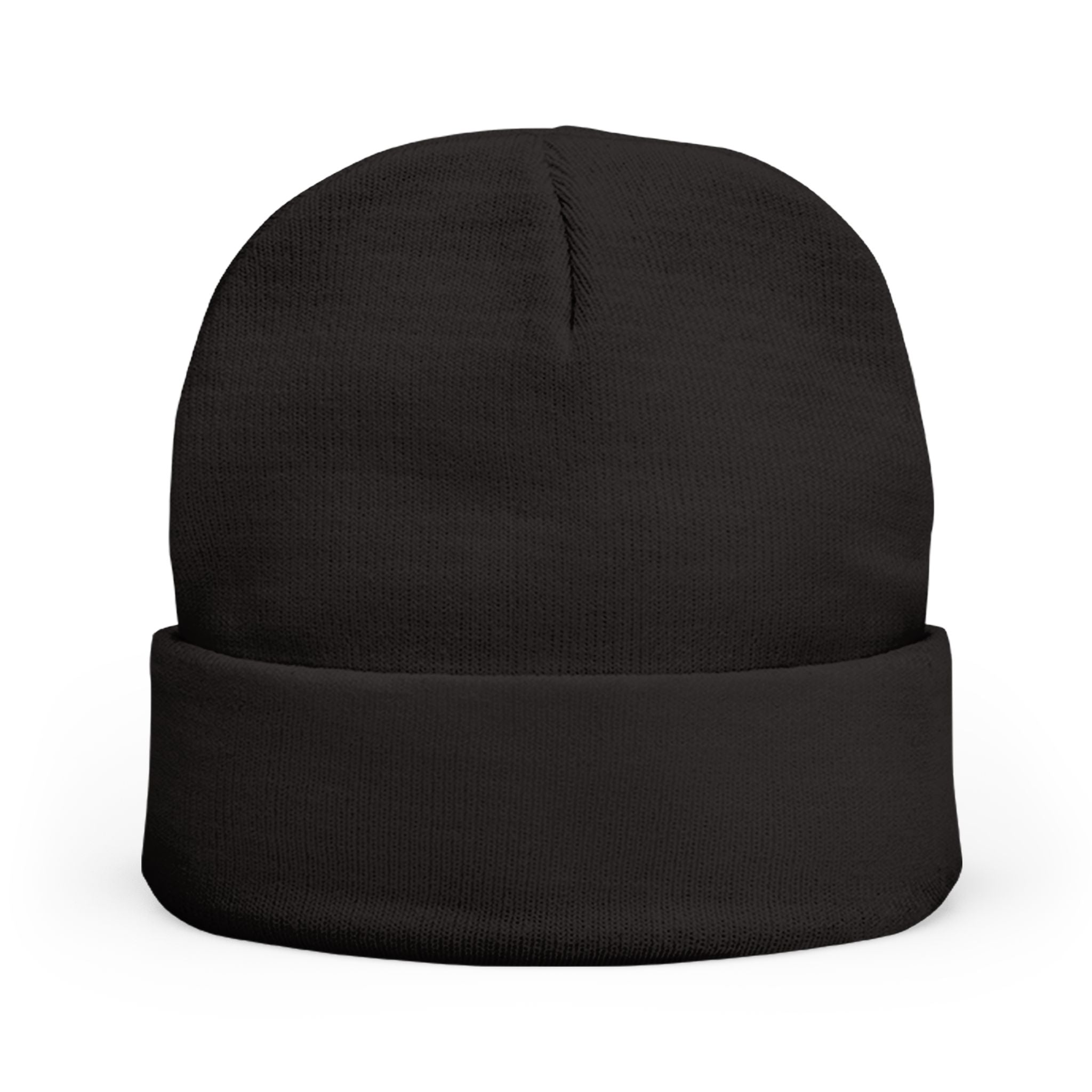 Embroidered "MOTHERHOOD" Knit Beanie – Cozy Mom Winter Hat