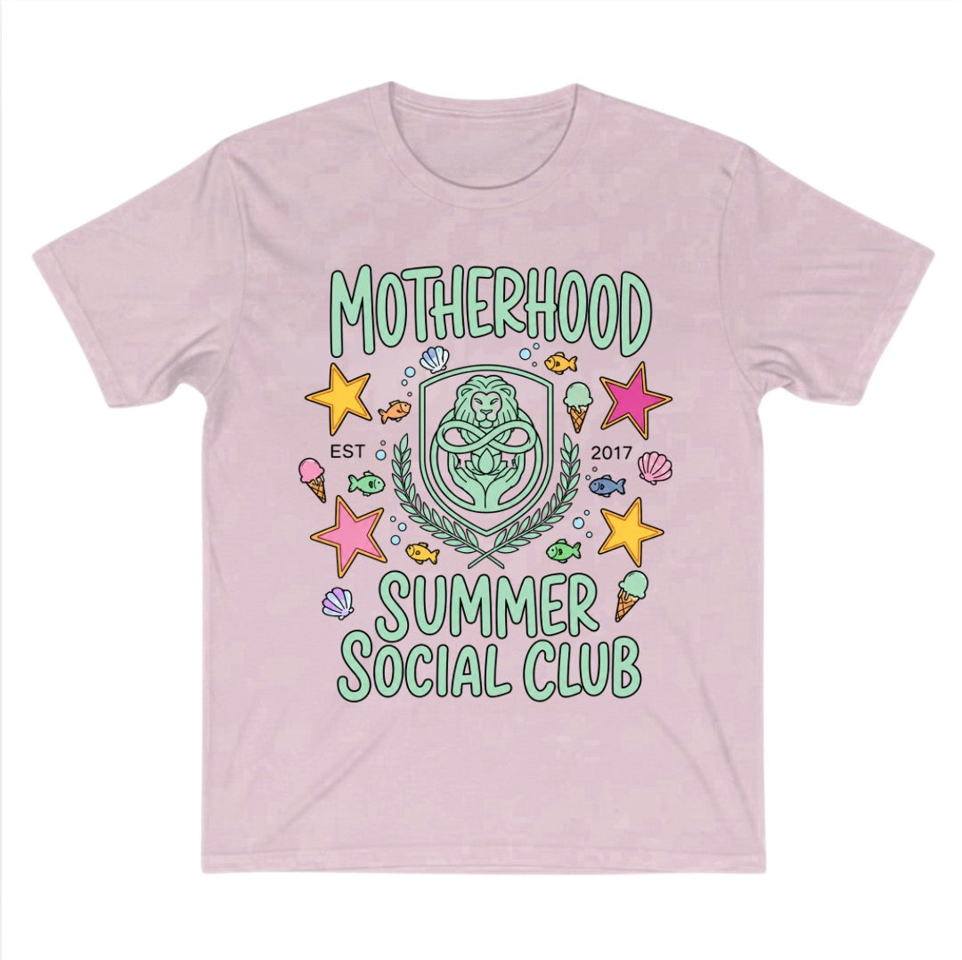 Motherhood Summer Social Club Tee